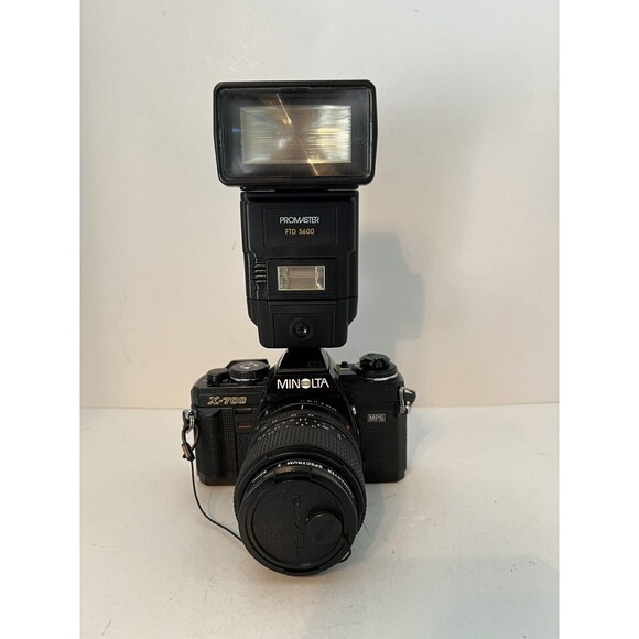 Minolta Other - Minolta X-700 35mm SLR Film Camera W/ Flash And 52mm Lens Tested Works